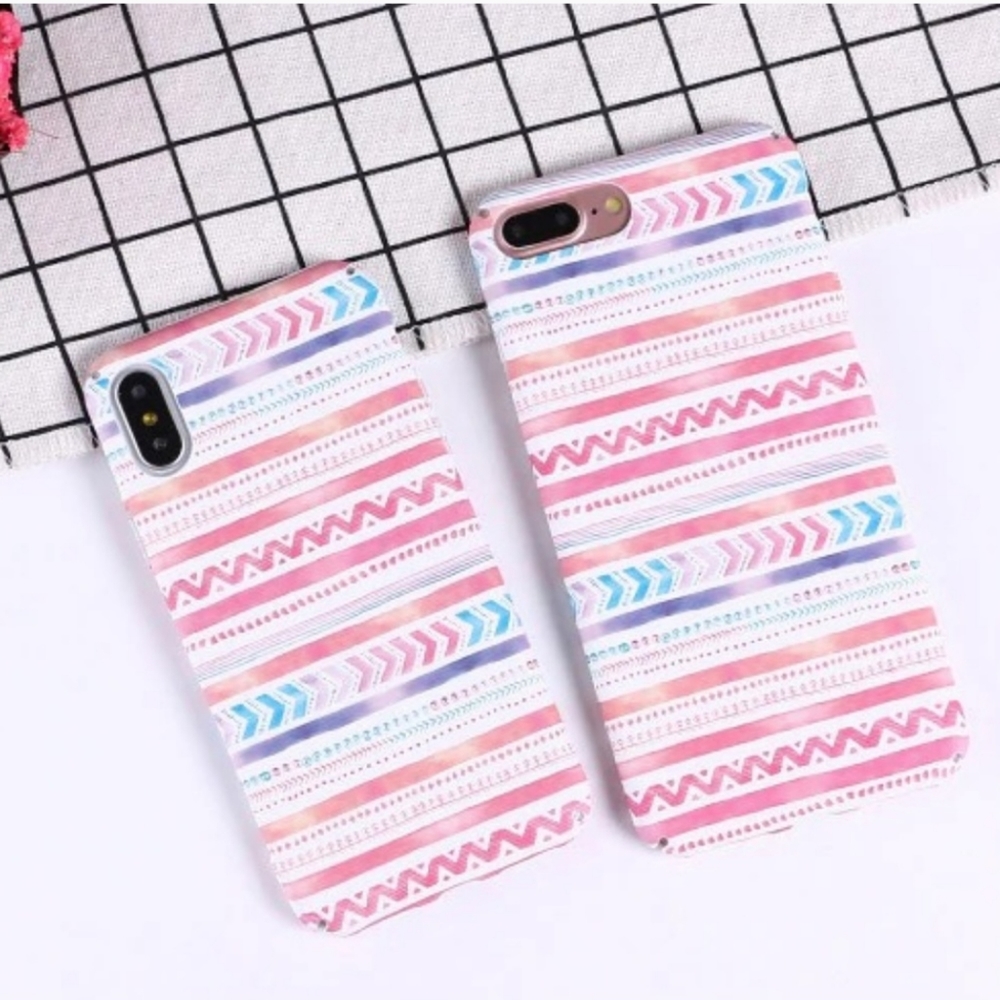 Geometric print iPhone cases